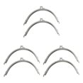 thumbnail image 1 of ZheElen 2piece Classically Vintage Metal Frame Kiss Clasp Lock For DIY Purse Making Made With Plastic Metal Purse Frame Easy silver 15.2CM 3Set, 1 of 6