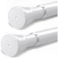 thumbnail image 1 of Shower Curtain Rod to Shower Curtain Rod No Drilling Adjustable Tension Curtain Rod for Windows Pressure Spring Curtain Rod for Doorway Kitchen, 1 of 6