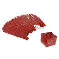 thumbnail image 1 of GUOOL 10 Pieces Christmas Candy Boxes 3.5\'\'x3.5\'\'4.7\'\' Red rhombic, 1 of 9