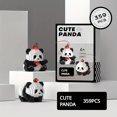 thumbnail image 3 of Cute Panda Building Blocks, DIY Educational Toys, Christmas/Halloween/Thanksgiving Day Gift, 3 of 5