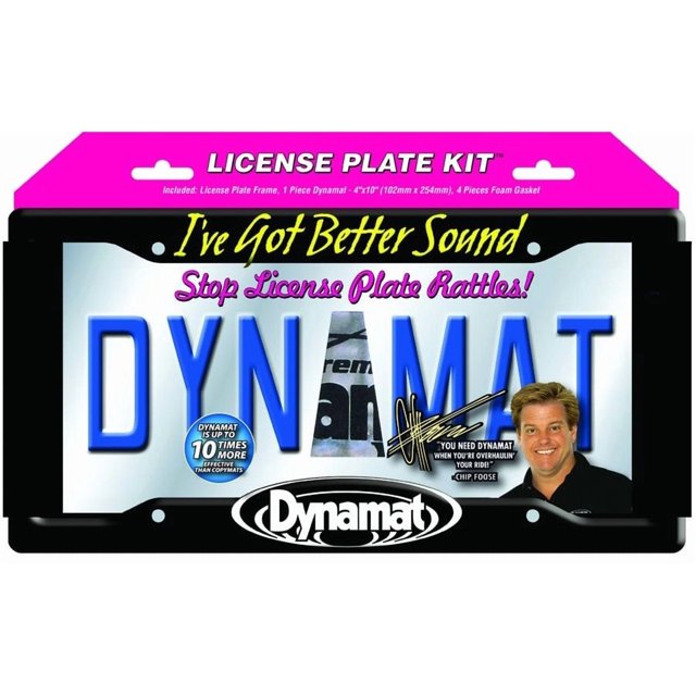 Dynamat Xtreme License Plate Kit