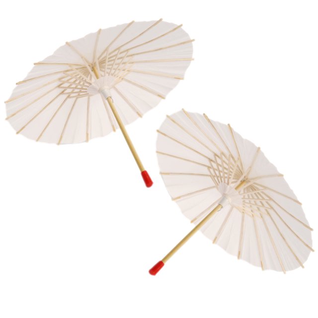 Kids DIY Small Paper Umbrella DIY Painting Decorative Umbrella
