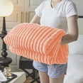 thumbnail image 3 of Ovzne Soft And Thick Double Layer Raschel Blanket A Must Have Warming Artifact In Winter Suitable For Beds Sofas And Other Scenes Providing The Ultimatecomfort On Clearance, 3 of 6
