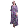 thumbnail image 1 of Bimba Kaftan de Plage Floral, Paréo de Bikini, Robe Maxi pour Femmes, Long Caftan-S-L, 1 of 5