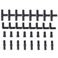 thumbnail image 3 of Drip Irrigation Fitting Kit, Sprinkler System Garden Watering Tool Barbed Tee Fittings  For Greenhouse, 3 of 8