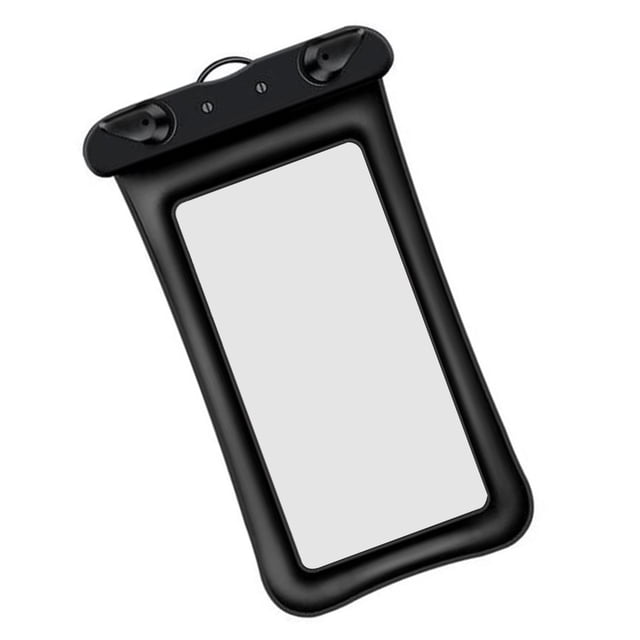 Youkk Waterproof Phone Case Universal Safe Underwater Cover Leakproof Water Sport Cellphone Dry Bag Protection Accessory Black 1Set