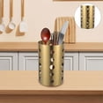 thumbnail image 1 of Home Textile Storage Stainless Steel Utensil Holders For Kitchen Large Cooking Utensil Caddy Metal Utensil Holders With Drain Holes Elegant Design for Organizing Kitchen Tools, 1 of 8