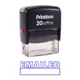 thumbnail image 2 of Printtoo Tampon en Caoutchouc Auto-Encreur pour Bureau, Bleu, 2 of 2