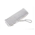 thumbnail image 1 of Attwood Marine Boat Anchor Rode 11707-7 Solid Braided; 50 Foot Length x 3/8 Inch Thickness; White; Nylon; With Snap Hook, 1 of 4