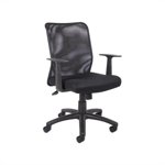 Boss Office Tâche Mesh Office Chaise avec T-Arms