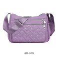 thumbnail image 4 of Maytalsory Crossbody Bag Premium For Multipurpose Large Capacity Polyester Messenger Bag Premiun Multiple Occations Gift light purple 1Set, 4 of 6