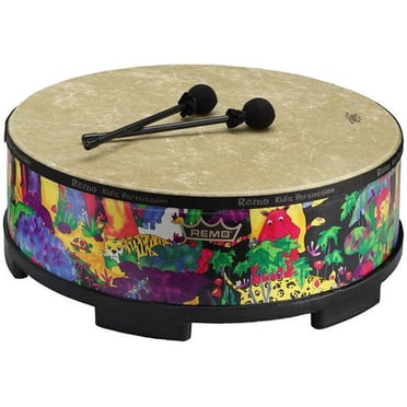 Remo Kids Percussion Gathering Drum - 8"x16", Rain Forest