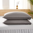 thumbnail image 1 of Pillow Cases Set of 2 Envelope Closure Pillow Covers Soft Brushed Microfiber Fabric Shrinkage and Fade Resistant 17.7*30 Inch Standard Size Machine Washable Bedding Accessories for Home Bedroom Decor, 1 of 6