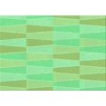 thumbnail image 1 of Ahgly Company Machine Washable Indoor Rectangle Transitional Green Area Rugs, 8' x 10', 1 of 7