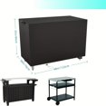 thumbnail image 4 of Chok 1 Pce Housse de Table Roulante Robuste Housse de Table de BBQ Housse d'Étagère d'Armoire pour BBQ Restaurant Protection de Table de Cuisine Housse Protectrice Boîtes de Rangement Extérieures Patio Onglet de Préparation des Aliments, 4 of 6