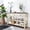 Beige, variant on 50" Solid Wood Console Table Sofa Table with Storage Drawers and Bottom Shelf Entryway Table for Entry Hallway Foyer Sofa Couch Table, Antique White