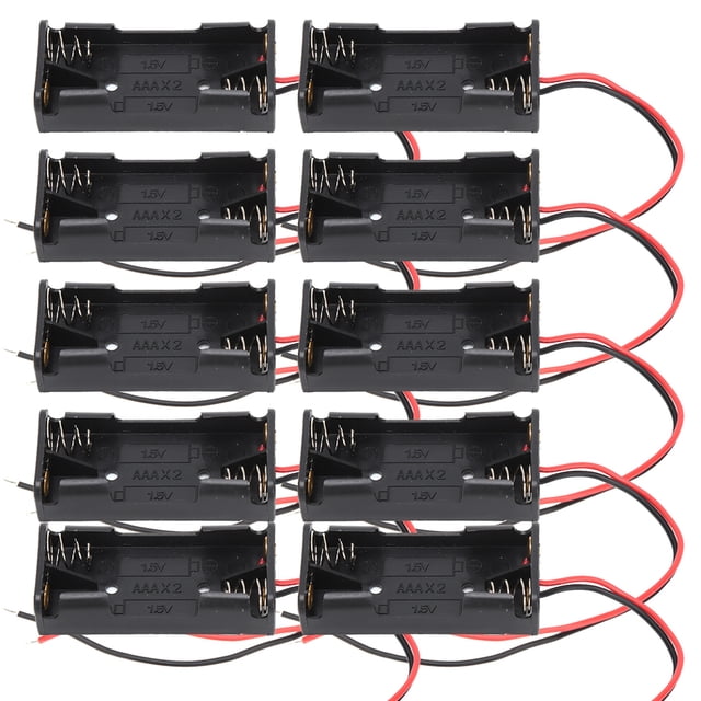 Cell Holder,10pcs 2x 3x AAA Slot AAA Battery Holder Battery Box Best in Class