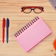 Kadlawus Teen Notebook for Learning, B5 Lined Notepad, Frosted Transparent Cover Coil , Thickened Paper Memo Pad for Office, Study, Journaling