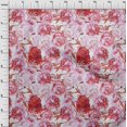 thumbnail image 4 of oneOone Cotton Poplin Twill Red Fabric Floral Sewing Craft Projects Fabric Prints By Yard 56 Inch Wide-WS, 4 of 4