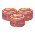 thumbnail image 1 of Unique Bargains Gradient Cake Cotton Acrylic Wool Mixed Orange Yarn, 300g, 3 Pack, 1 of 8