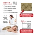 thumbnail image 4 of Coussin Chauffant Réutilisable pour Micro-Ondes, Grand, Olive, 4 of 9