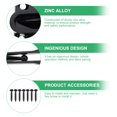 thumbnail image 4 of Miangastore Simple Style Zinc Alloy Swing Bar Door Lock 1Set 4.1X2.5X0.9In, 4 of 8