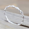 thumbnail image 3 of RKSTN Rings for Women Twisted Shape Diamondengagement stacking Matching anniversary Wedding Band for Women, 3 of 4