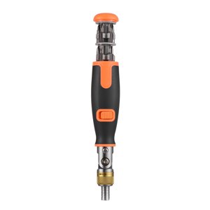 Screwdriver Two-way Ratchet Screwdriver 10-in-1 Multi-bit Ratchet Screw Drivers Set 6.23mm Adjustable Nut Driver Tool