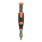 Multi-bit Two-way Ratchet Screwdriver 10-in-1 Multi-bit Ratchet Screw Drivers Set 6.23mm Adjustable Nut Driver Tool