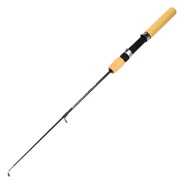 Winter Shrimp Fishing Rod Mini Ice Fishing Rod Metal Carbon Fishing Rod Anti Slip Wood