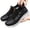 Black, variant on QHFBli Basketball Shoes for Women Women's On Sneakers Breathable Mesh Athletic Casual Shoes for Walking Running Gym Workout Lightweight Comfortable