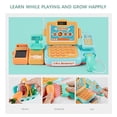 thumbnail image 4 of Toy Cash Register with Scanner and Credit Card Reader Childrens Simulation Supermarket Cash Registers Set Toy Puzzle Multi-Functional Cash Registers Play House, 4 of 6