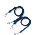 thumbnail image 2 of stanreset 1/2/3/5 2 Pièces Maison Hôtel Polyester Rideau Retenue Salon Drapé Tieback Draperies Décoratif Support Ondulé Corde Bleu Foncé 1 Pc, 2 of 6