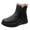 thumbnail image 2 of TISHITA Boots Comfortable Anti-Slip Fashion Short Boots Thick Sole Waterproof Zipper For 36, 2 of 8