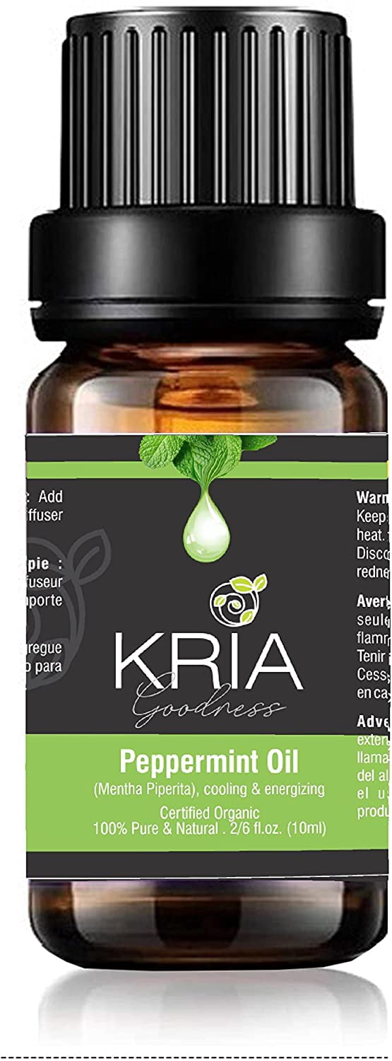 KRIAA Goodness Peppermint Essential Oil 10ml with Dropper