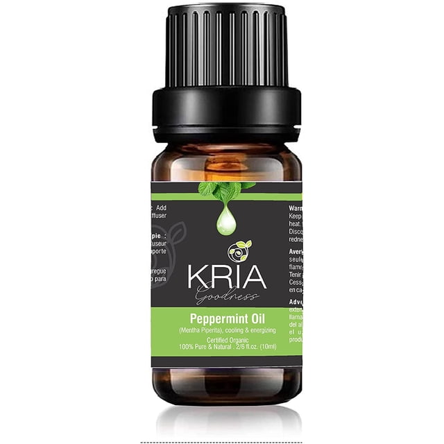 KRIAA Goodness Peppermint Essential Oil 10ml with Dropper