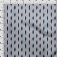 thumbnail image 3 of oneOone Cotton Poplin Fabric Abstract Ikat Print Fabric By The Yard 56 Inch Wide, 3 of 4