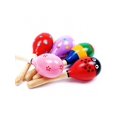 thumbnail image 4 of 1/2pcs Style Random Maraca Wooden 2 Sizes Available Sand Hammer Children Early Educational Puzzle Toys Musical Instrument Toys, 4 of 5