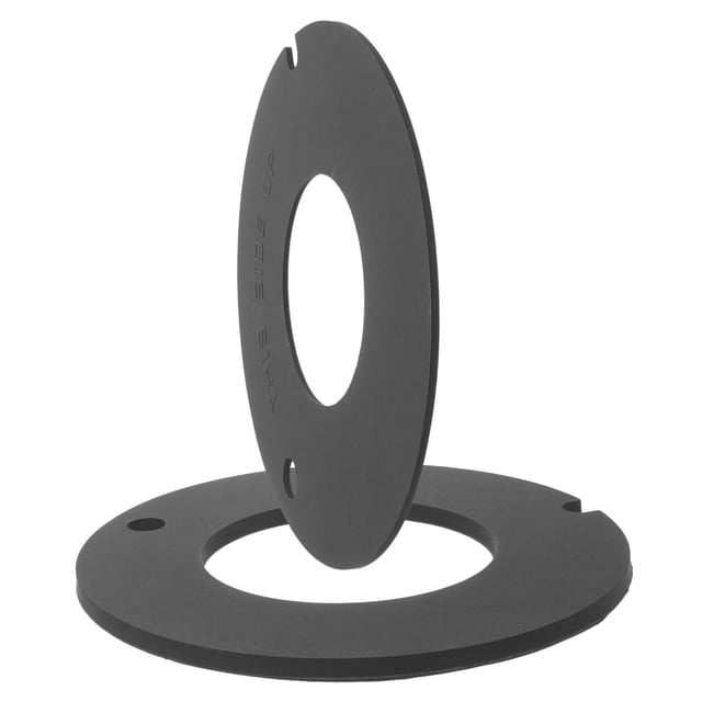 2 Pcs Joint de Toilette Joint de VR pour Toilettes Joint d'Étanchéité de Chasse Réparation Valve de Toilette Remplacement Joints d'Étanchéité de Chasse Remplacement Pièces de Réservoir de Toilette Joint de Bride de Garde-Robe Noir