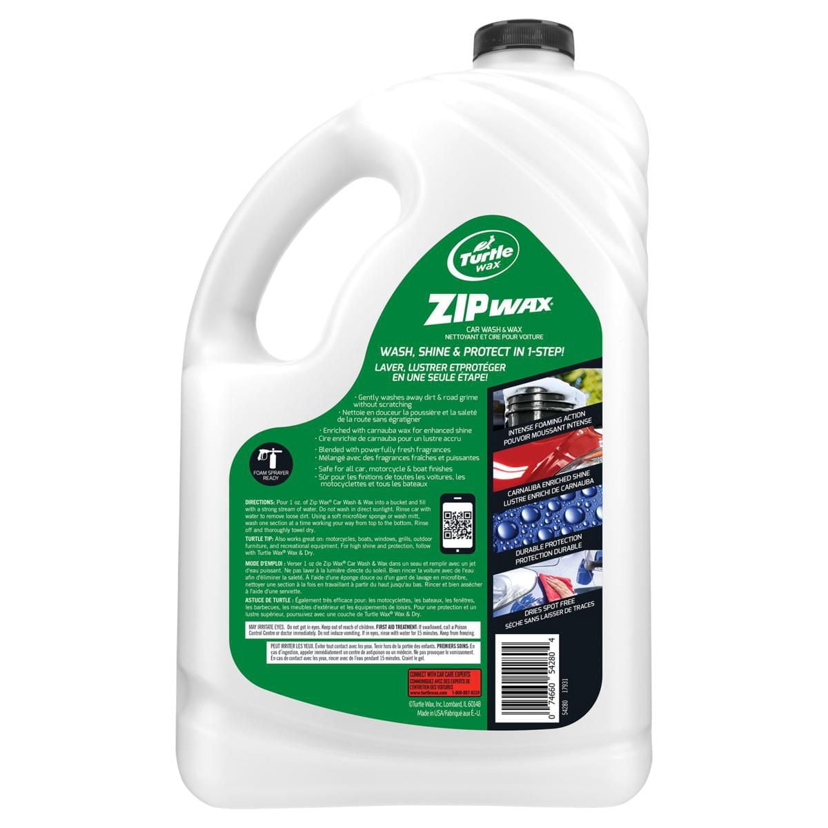 Turtle Wax Zip Wax Car Wash & Wax 2.95L - Walmart.ca