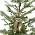 thumbnail image 3 of Holiday Time Gold Mecury Plastic Reindeer Christmas Hanging Ornament, 3 of 4