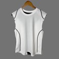 thumbnail image 5 of EGNMCR Tank Tops Men Sleeveless Men's Vest Stitching Contrast Color Loose Basic Sports T-shirt, 5 of 5