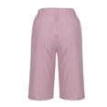 thumbnail image 4 of AherBiu Shorts Droits Taille Haute à Rayures pour Femmes avec Poches, XXXX-Large, 4 of 6
