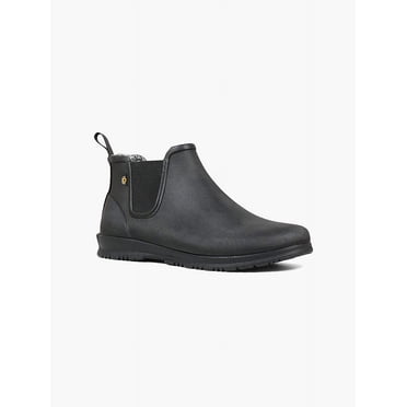 BOGS Bottes de Pluie d'Hiver Imperméables à Enfiler pour Femmes Sweetpea Noires - 72421-001