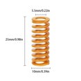 thumbnail image 2 of Langgg Ressort de Nivellement de Lit Chauffant pour Imprimante 3D, Extrudeuse, Matrice de Compression d'Extrusion, Ressort de Remplacement pour CR-7, Jaune, 10x25 mm, 2 of 7