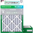 thumbnail image 1 of Filterbuy 16x20x4 Air Filter MERV 8 Dust Defense, HVAC AC Furnace Air Filters Replacement (2-Pack), 1 of 9