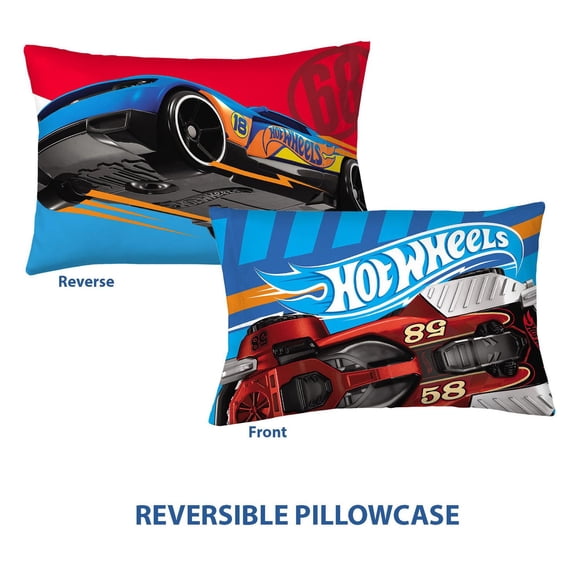 Hot Wheels « Rapidité avant tout » Taie d’oreiller