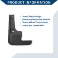 thumbnail image 4 of Unique Bargains Mud Flaps Splash Guards W/Mount Accessories for Citroen Elysee(Saloon) 2014-2019 Front Rear Mud Guards 1 Set, 4 of 6