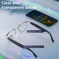 thumbnail image 3 of Lunettes Intelligentes, Lunettes de Soleil Sans Fil Intelligentes pour Femmes et Hommes, Microphone et Haut-Parleur Intégrés, Touche Multifonction, Longue Autonomie de Batterie, Protège-Yeux pour l'Extérieur, 3 of 7