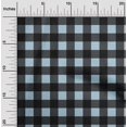 thumbnail image 1 of oneOone Georgette Viscose Fabric Gingham Check Printed Craft Fabric BTY 42 Inch Wide, 1 of 4